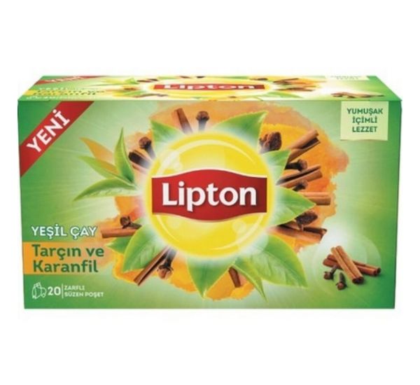 Lipton Tarçın Karanfilli Yeşil Çay 20'li